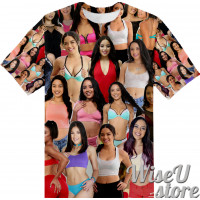 Maya Bijou T-SHIRT Photo Collage shirt 3D