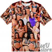 Michelle Lay T-SHIRT Photo Collage shirt 3D