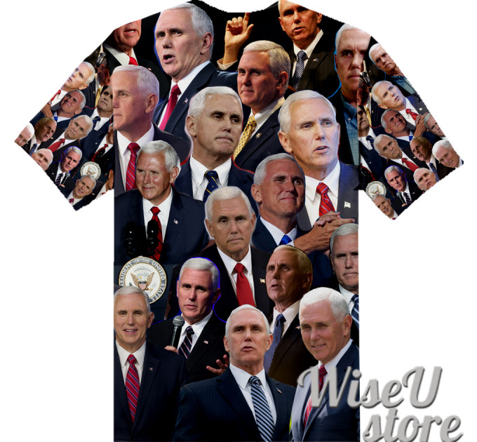 Mike Pence T-SHIRT Photo Collage shirt 3D