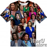 Nancy Pelosi T-SHIRT Photo Collage shirt 3D