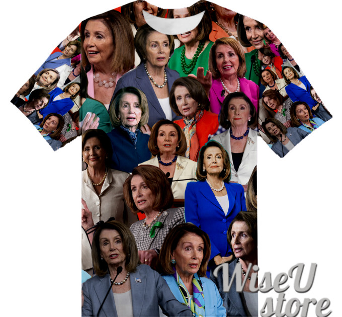 Nancy Pelosi T-SHIRT Photo Collage shirt 3D