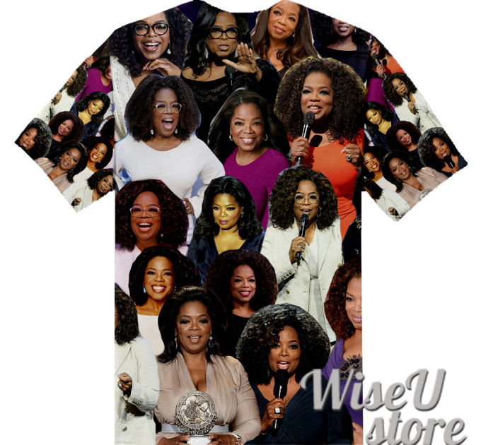 Oprah Winfrey T-SHIRT Photo Collage shirt 3D