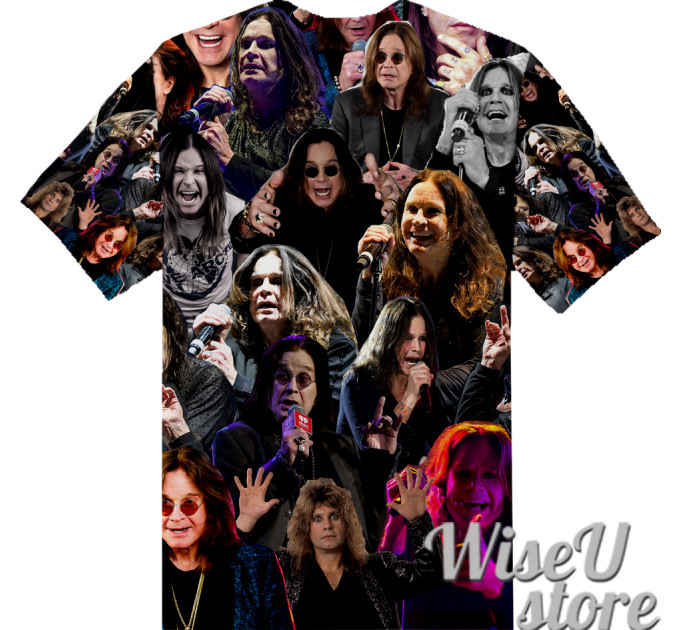 Ozzy Osbourne T-SHIRT Photo Collage shirt 3D