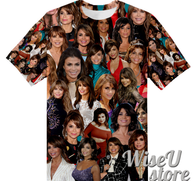 Paula Abdul T-SHIRT Photo Collage shirt 3D