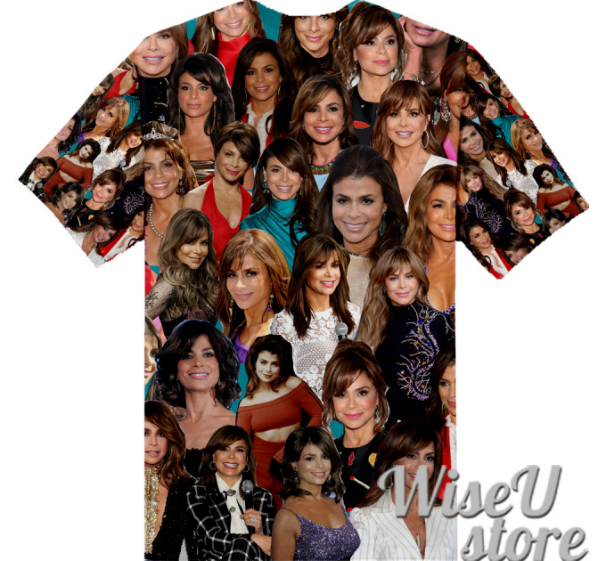 Paula Abdul T-SHIRT Photo Collage shirt 3D