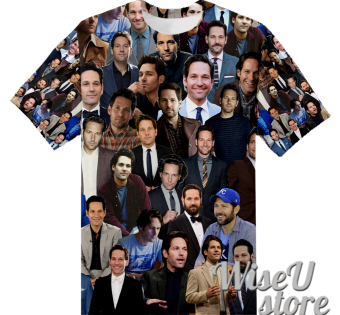 Paul Rudd T-SHIRT Photo Collage shirt 3D