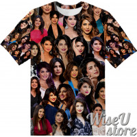 Priyanka Chopra T-SHIRT Photo Collage shirt 3D