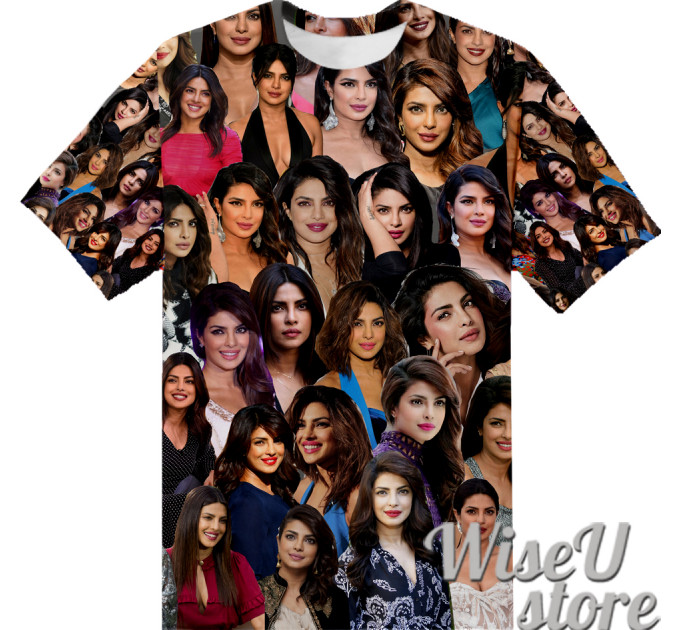 Priyanka Chopra T-SHIRT Photo Collage shirt 3D