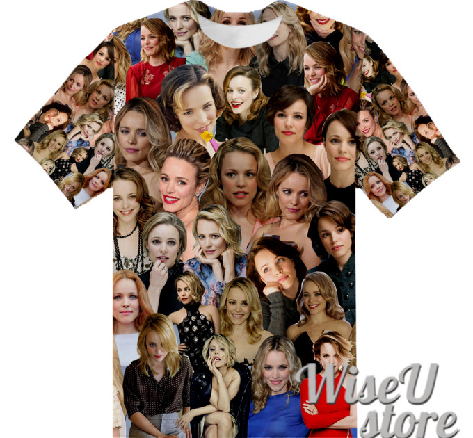 Rachel McAdams T-SHIRT Photo Collage shirt 3D