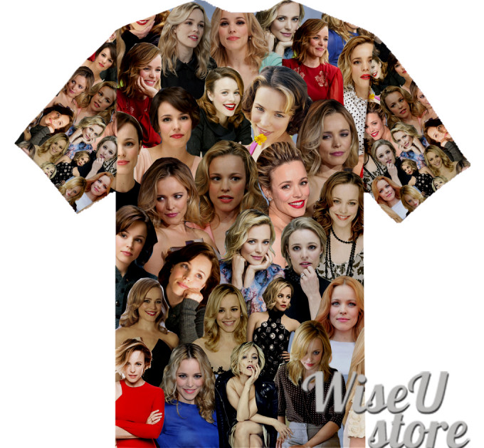 Rachel McAdams T-SHIRT Photo Collage shirt 3D