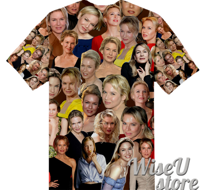 Renee Zellweger T-SHIRT Photo Collage shirt 3D