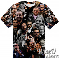 Ringo Starr T-SHIRT Photo Collage shirt 3D