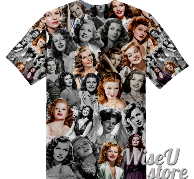 RITA HAYWORTH T-SHIRT Photo Collage shirt 3D