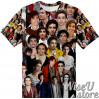 Robert Sheehan T-SHIRT Photo Collage shirt 3D