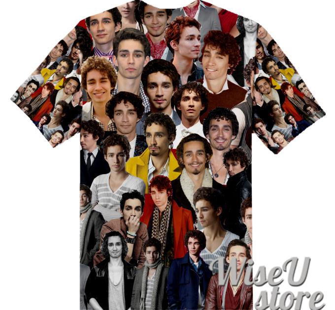 Robert Sheehan T-SHIRT Photo Collage shirt 3D