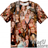 Sophie Turner T-SHIRT Photo Collage shirt 3D