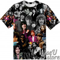 George Harrison T-SHIRT Photo Collage shirt 3D