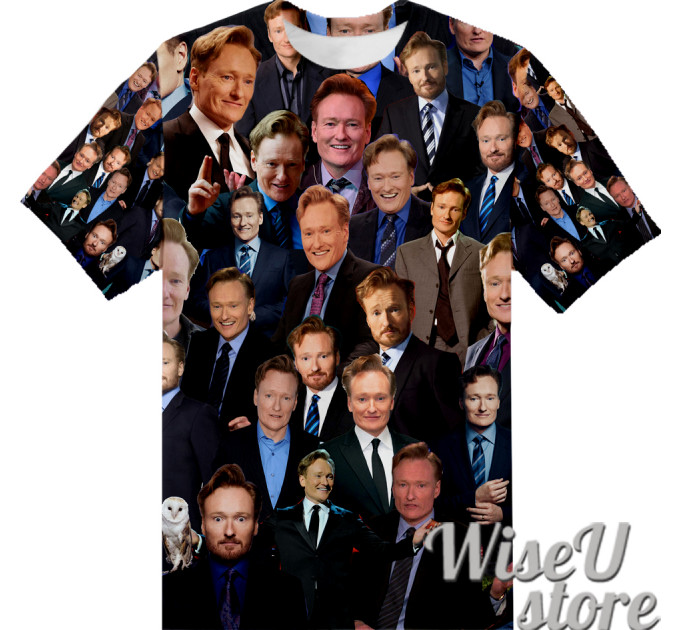 Conan O'Brien T-SHIRT Photo Collage shirt 3D