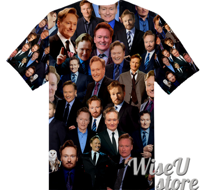 Conan O'Brien T-SHIRT Photo Collage shirt 3D