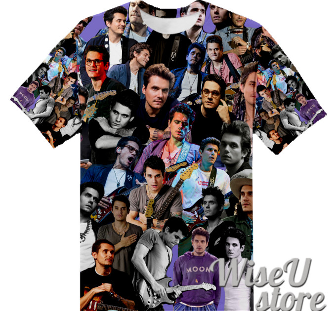 John Mayer T-SHIRT Photo Collage shirt 3D