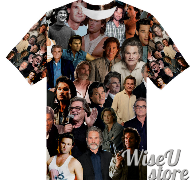 Kurt Russell T-SHIRT Photo Collage shirt 3D