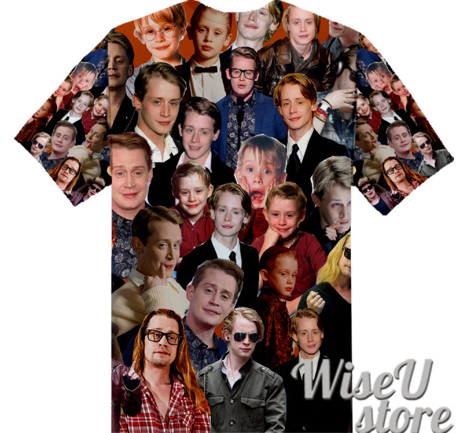 Macaulay Culkin T-SHIRT Photo Collage shirt 3D