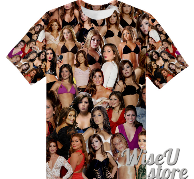 Nikki Sanderson T-SHIRT Photo Collage shirt 3D