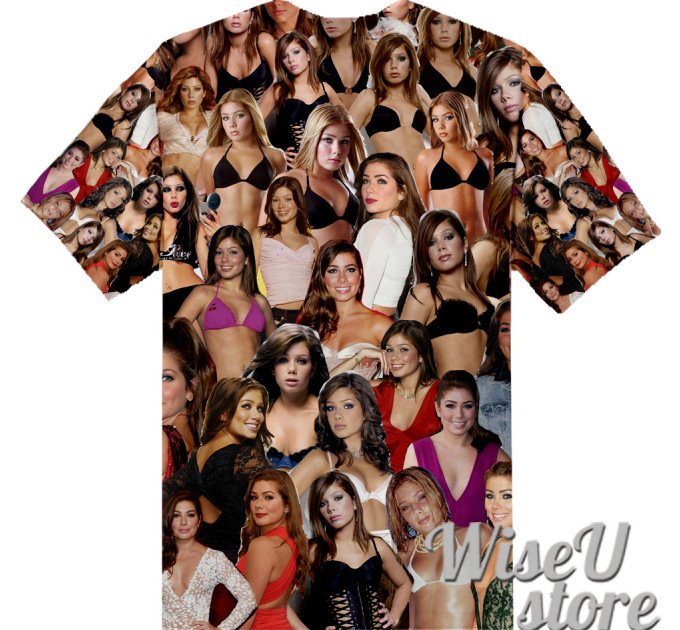 Nikki Sanderson T-SHIRT Photo Collage shirt 3D