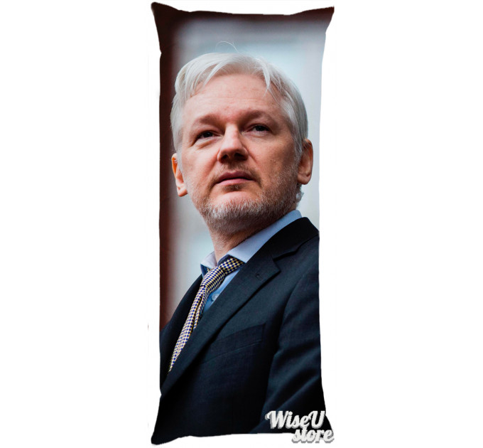 Julian Assange Full Body Pillow case Pillowcase Cover