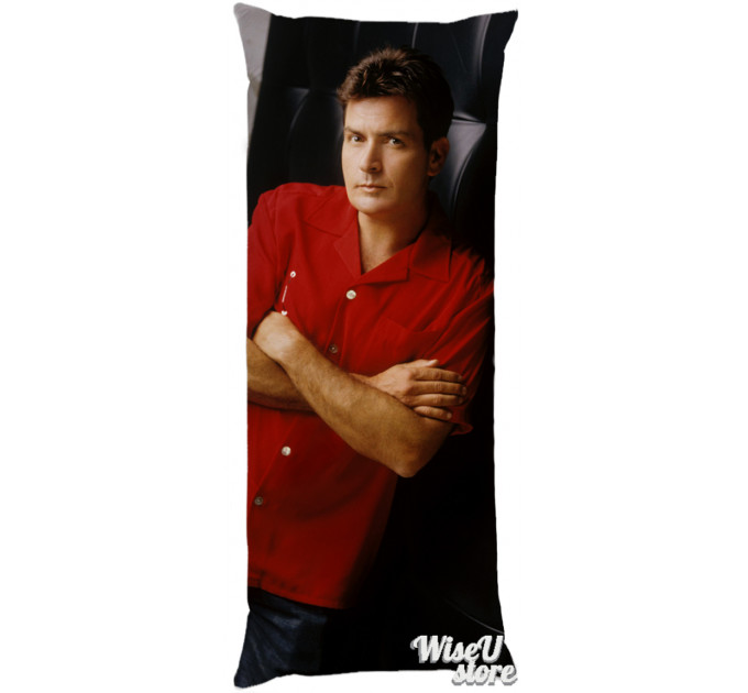 Charlie Sheen Full Body Pillow case Pillowcase Cover