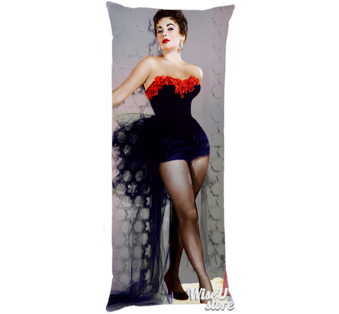 ELIZABETH TAYLOR Full Body Pillow case Pillowcase Cover