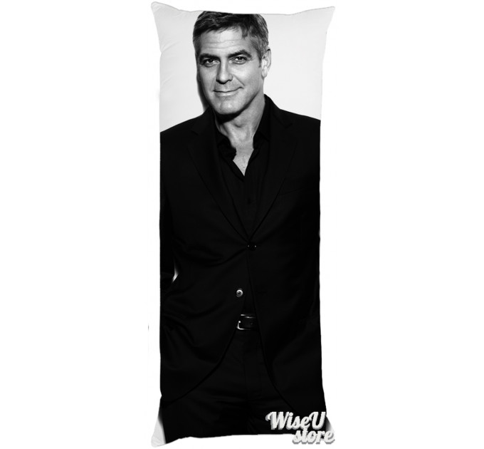 George Clooney Full Body Pillow case Pillowcase Cover