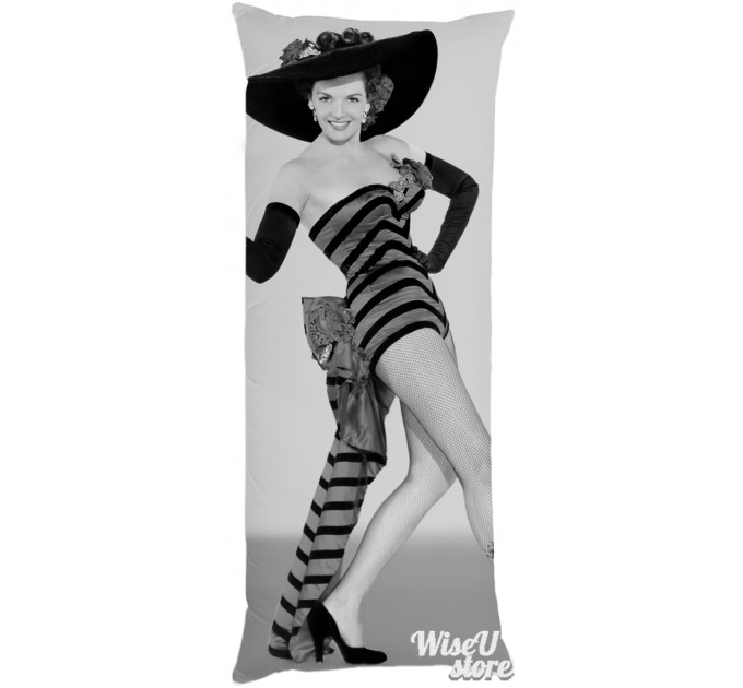 JANE RUSSELL Full Body Pillow case Pillowcase Cover