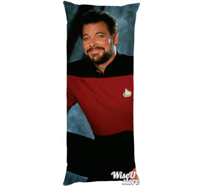 Jonathan Frakes Full Body Pillow case Pillowcase Cover