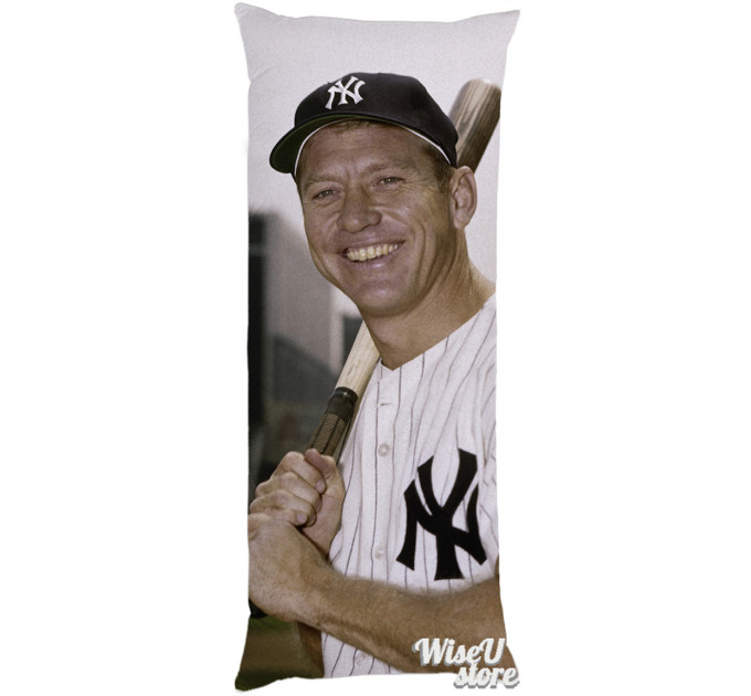 Mickey Mantle Full Body Pillow case Pillowcase Cover