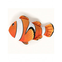 Amphiprion Fish Shaped Photo Soft Stuffed Decorative Pillow