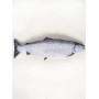 Salmon  Fish Shaped Photo Soft Stuffed Decorative Pillow
