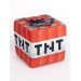 TNT CUBE MINECRAFT Shaped Photo Soft Stuffed Decorative Pillow 