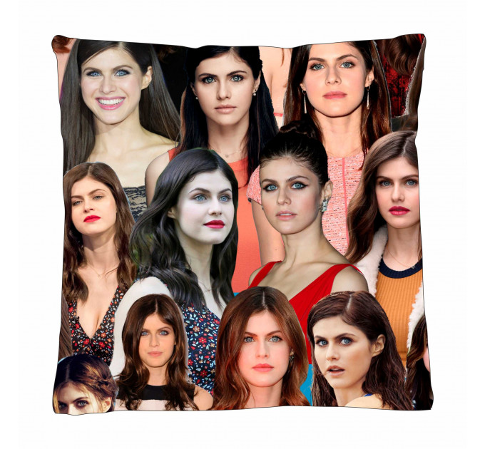Alexandra Daddario Photo Collage Pillowcase 3D