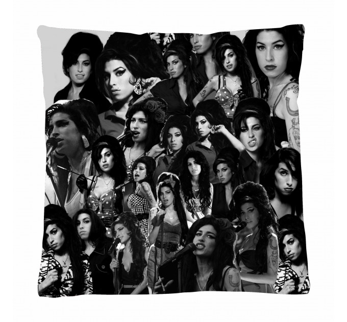 Amy Winehouse Photo Collage Pillowcase 3D