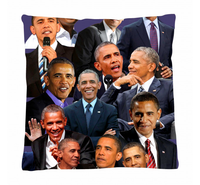 Barack Obama Photo Collage Pillowcase 3D