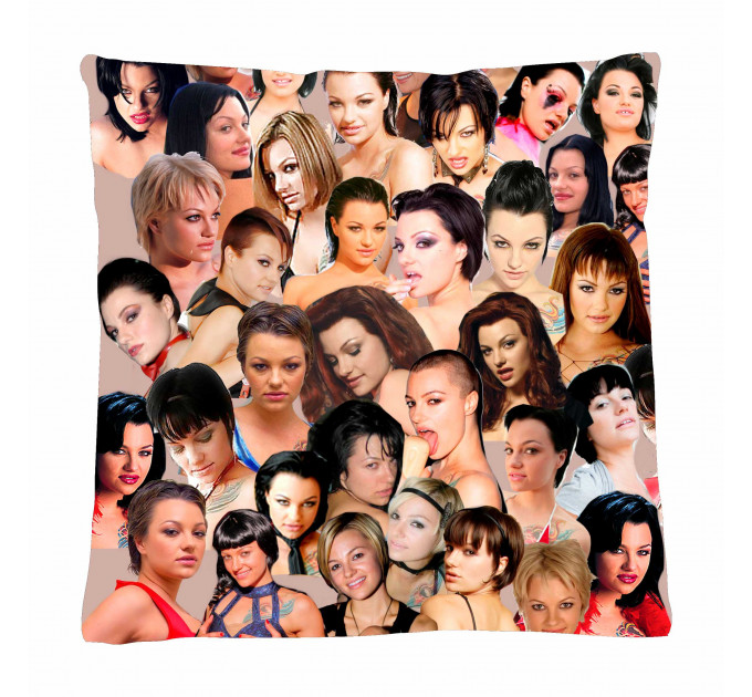 Belladonna Pornstar Photo Collage Pillowcase 3D
