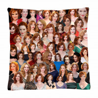 CHRISTINA HENDRICKS Photo Collage Pillowcase 3D