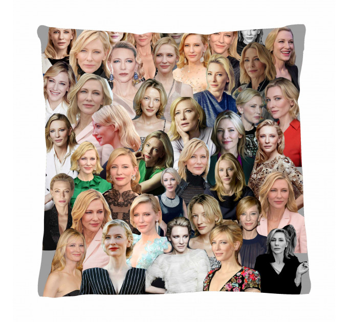 Cate Blanchett Photo Collage Pillowcase 3D
