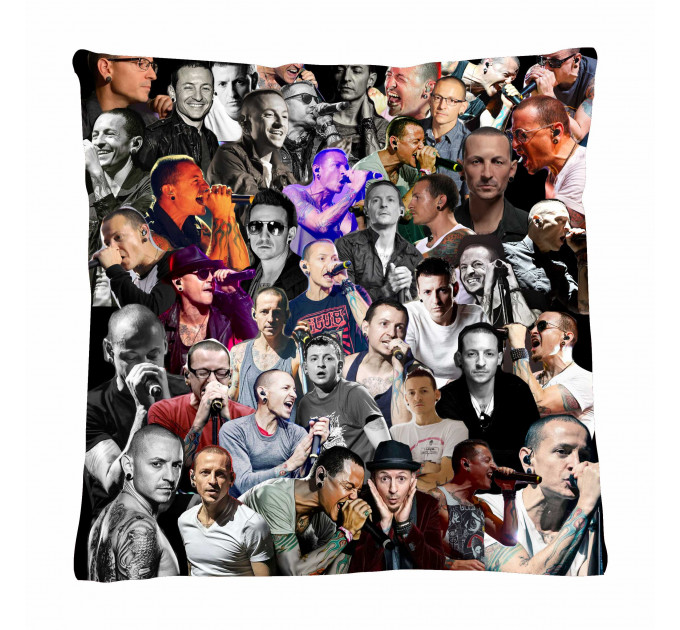Chester Bennington Photo Collage Pillowcase 3D