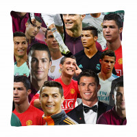 Cristiano Ronaldo Photo Collage Pillowcase 3D