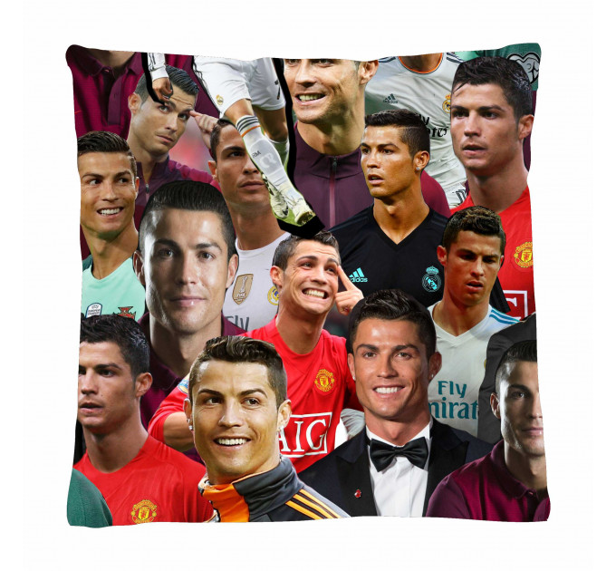 Cristiano Ronaldo Photo Collage Pillowcase 3D
