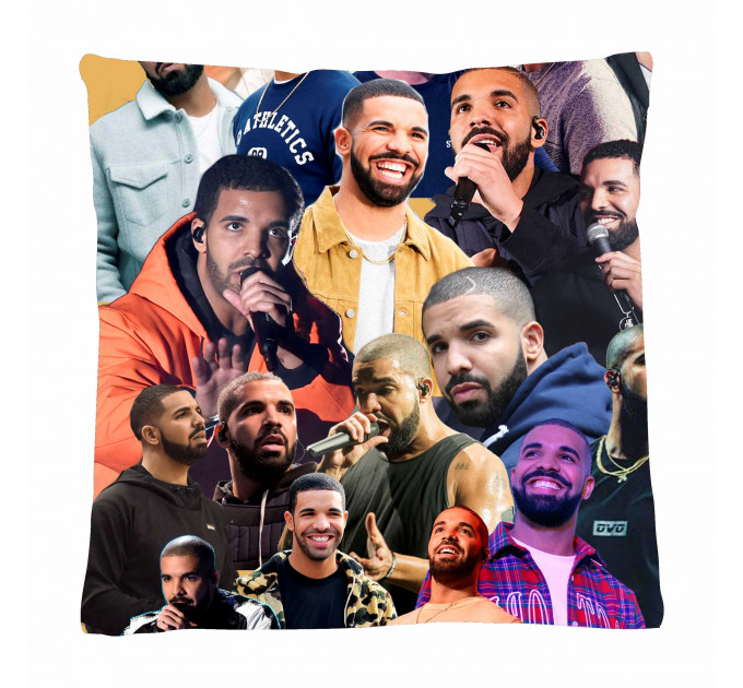 Drake Photo Collage Pillowcase 3D