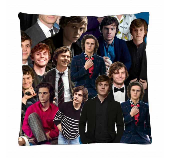EVAN PETERS Photo Collage Pillowcase 3D