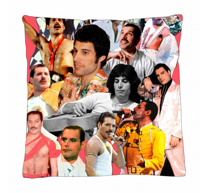 Freddie Mercury  Photo Collage Pillowcase 3D